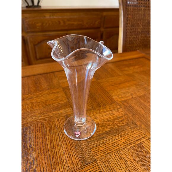 Orrefors Sweden crystal bud vase - Picture 1 of 5